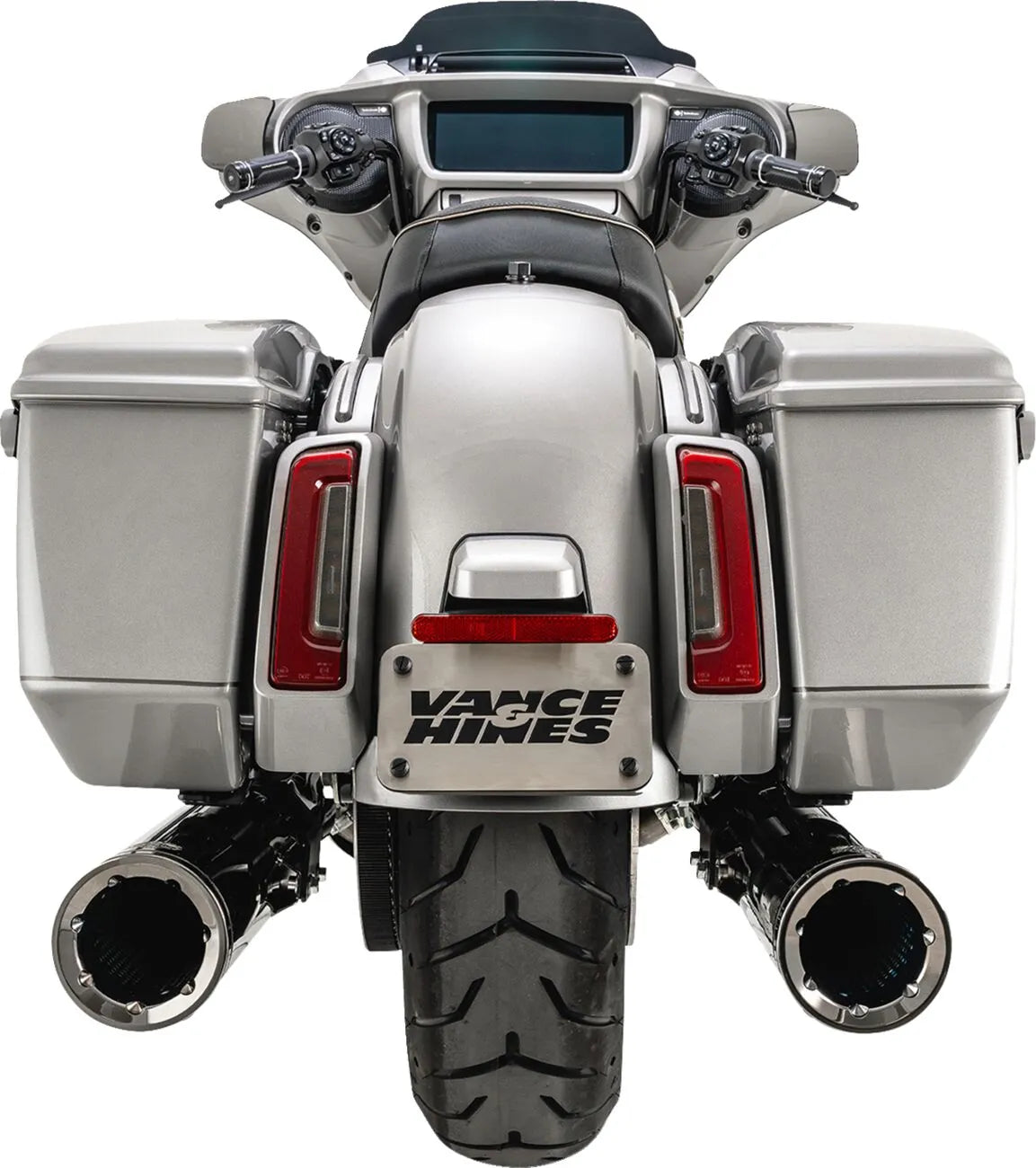 Vance & Hines Hi-Output Slip-On Mufflers – Dark Chrome – 16468