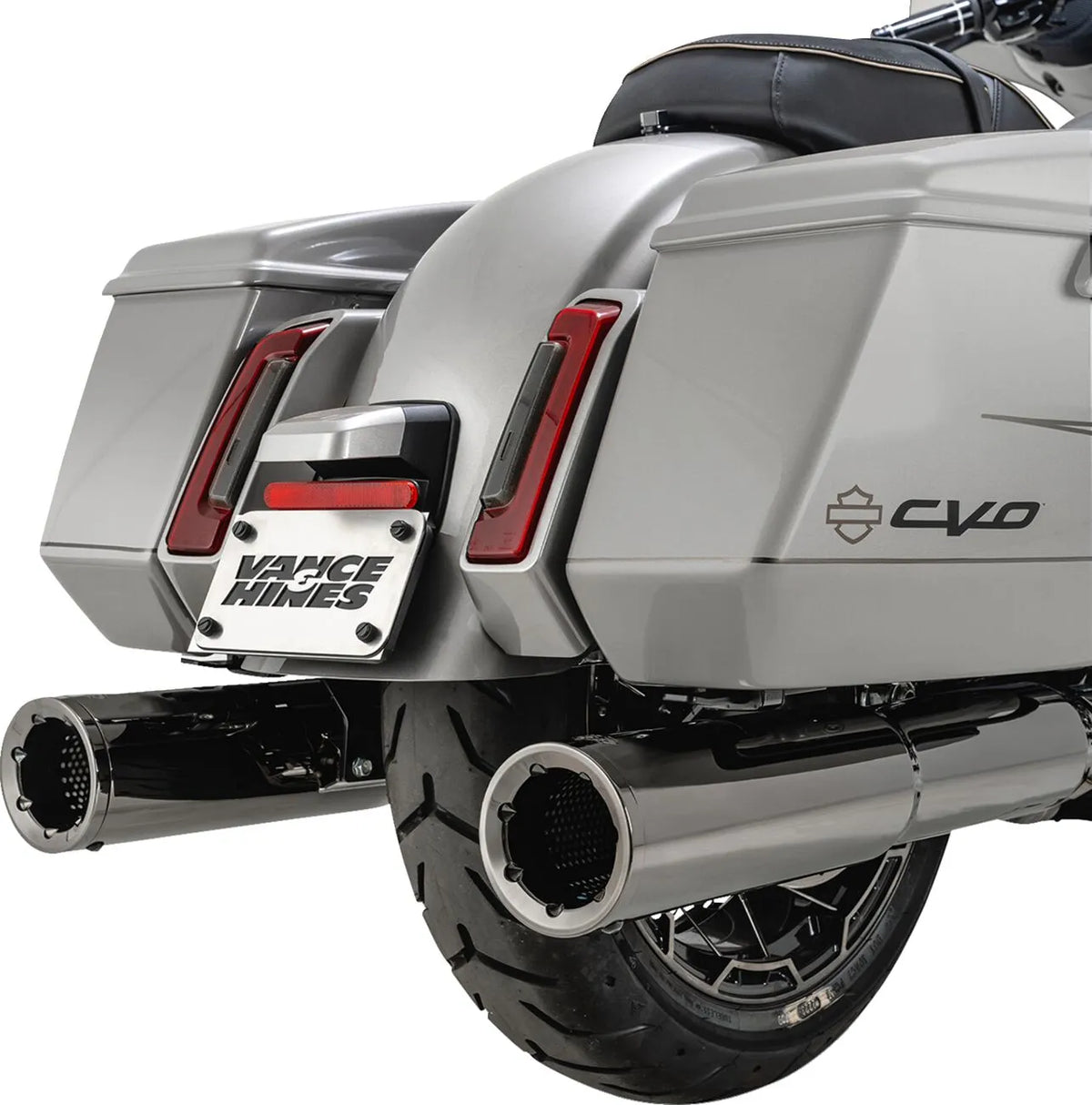 Vance & Hines Hi-Output Slip-On Mufflers – Dark Chrome – 16468