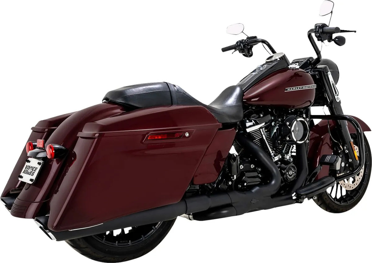 Vance & Hines Twin Slash Slip-On Muffler – Black – 46672