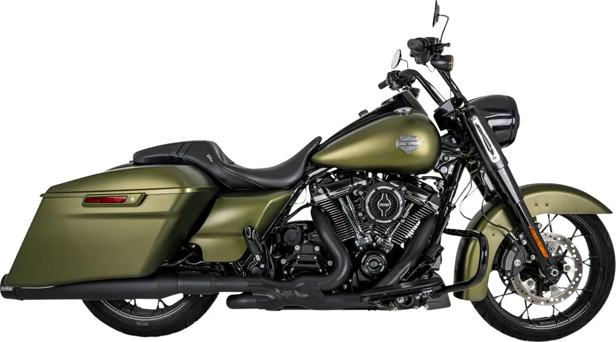 Vance & Hines Blackbird 450 Slip-On Mufflers – Black, Matte, Ceramic – 46792