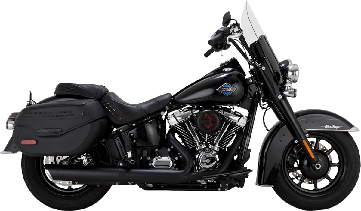 Vance & Hines Twin Slash Slip-On Muffler – Black – 46750