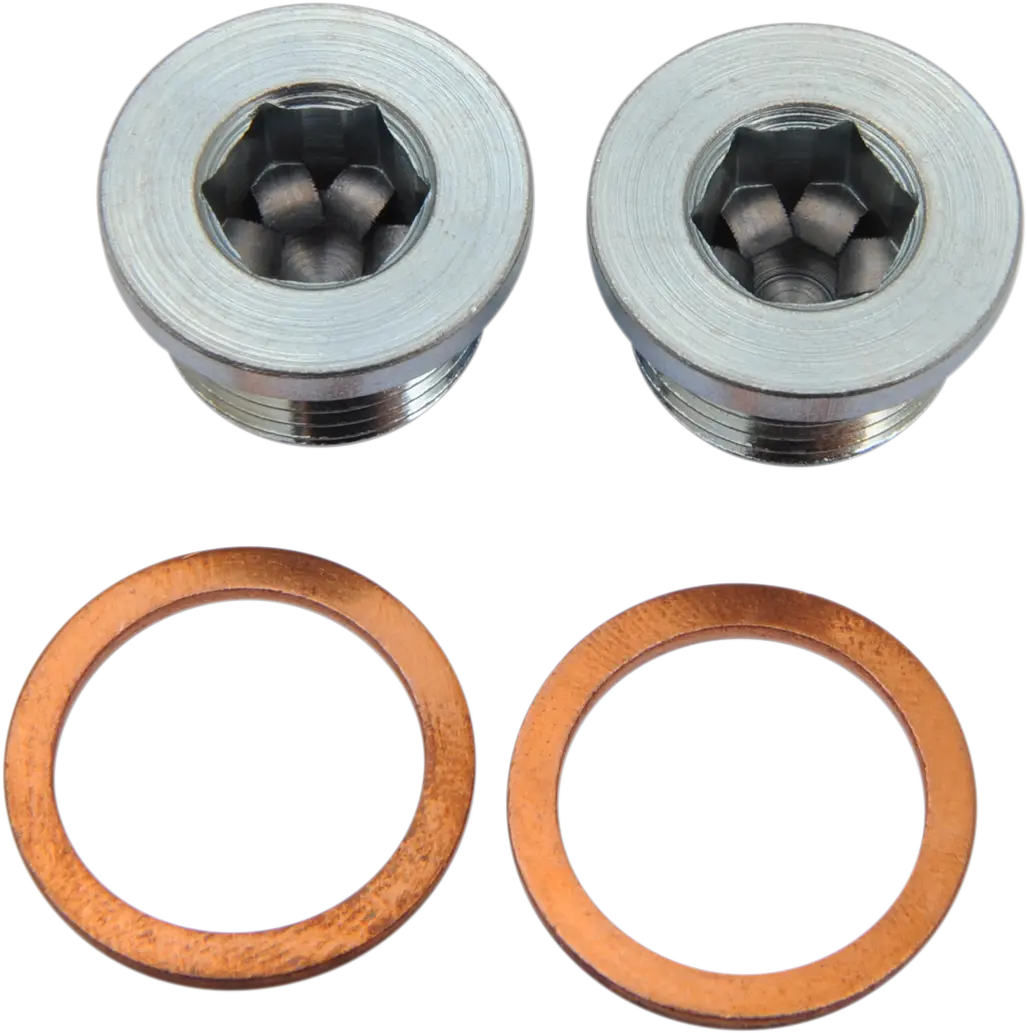 Vance & Hines O₂ Sensor Port Plug Kit – Silver – 16925