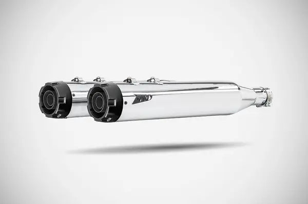 Zard 4.33 Inches Slip-Ons Flat Muffler for HD-TOURING E3 — ZHD041S10SAO-P