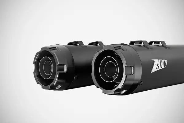Zard 4.33 Inches Slip-Ons Flat Muffler for HD-TOURING E3 — ZHD041S10SAO-B