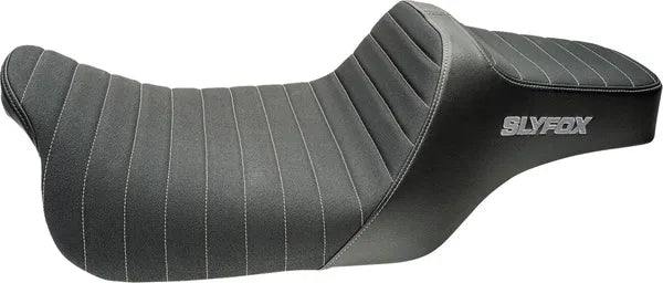 SlyFox Highnoon Seat for Touring – Silver Logo