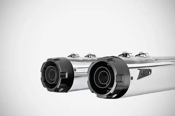 Zard 4.33 Inches Slip-Ons Flat Muffler for HD-TOURING E3 — ZHD041S10SAO-P