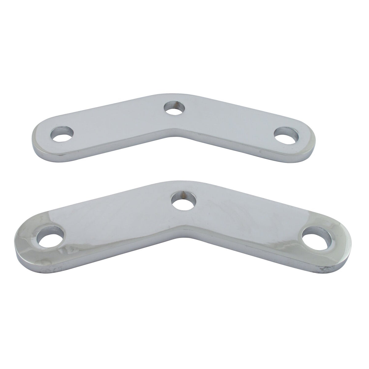 Softail passenger peg riser brackets. Chrome