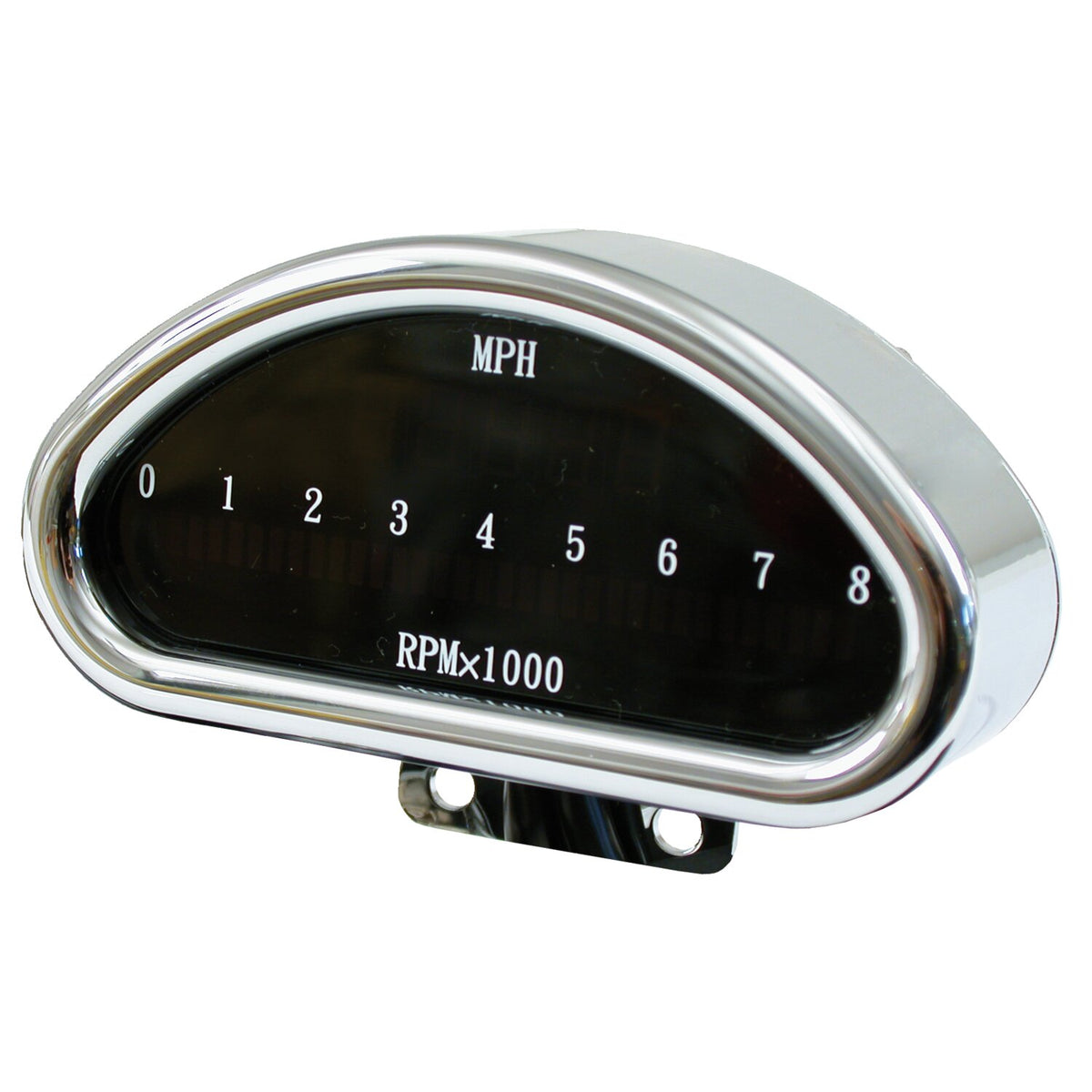 Electronic cnc aluminum speedometer (mph) chrome