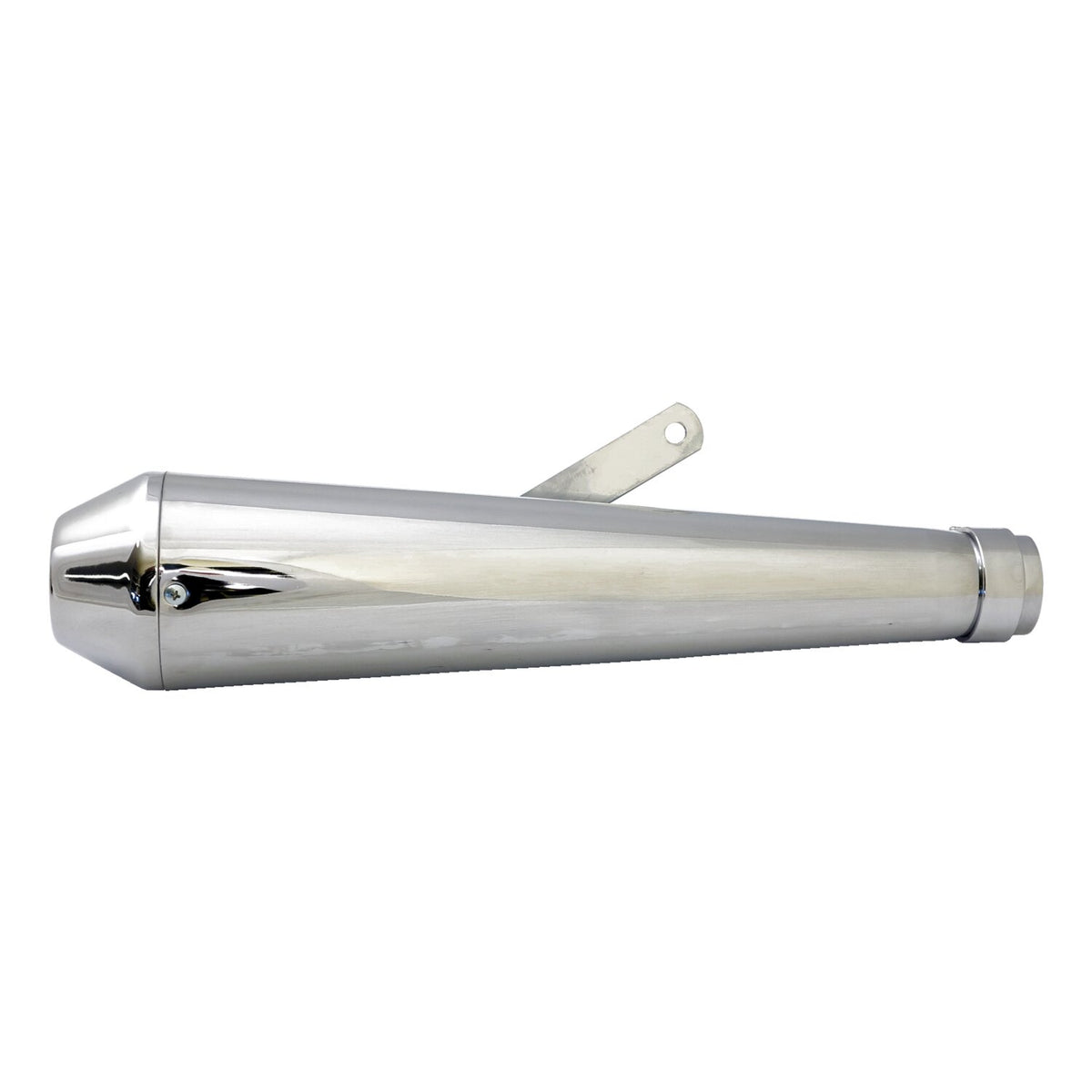 Megaton universal muffler 17" long chrome