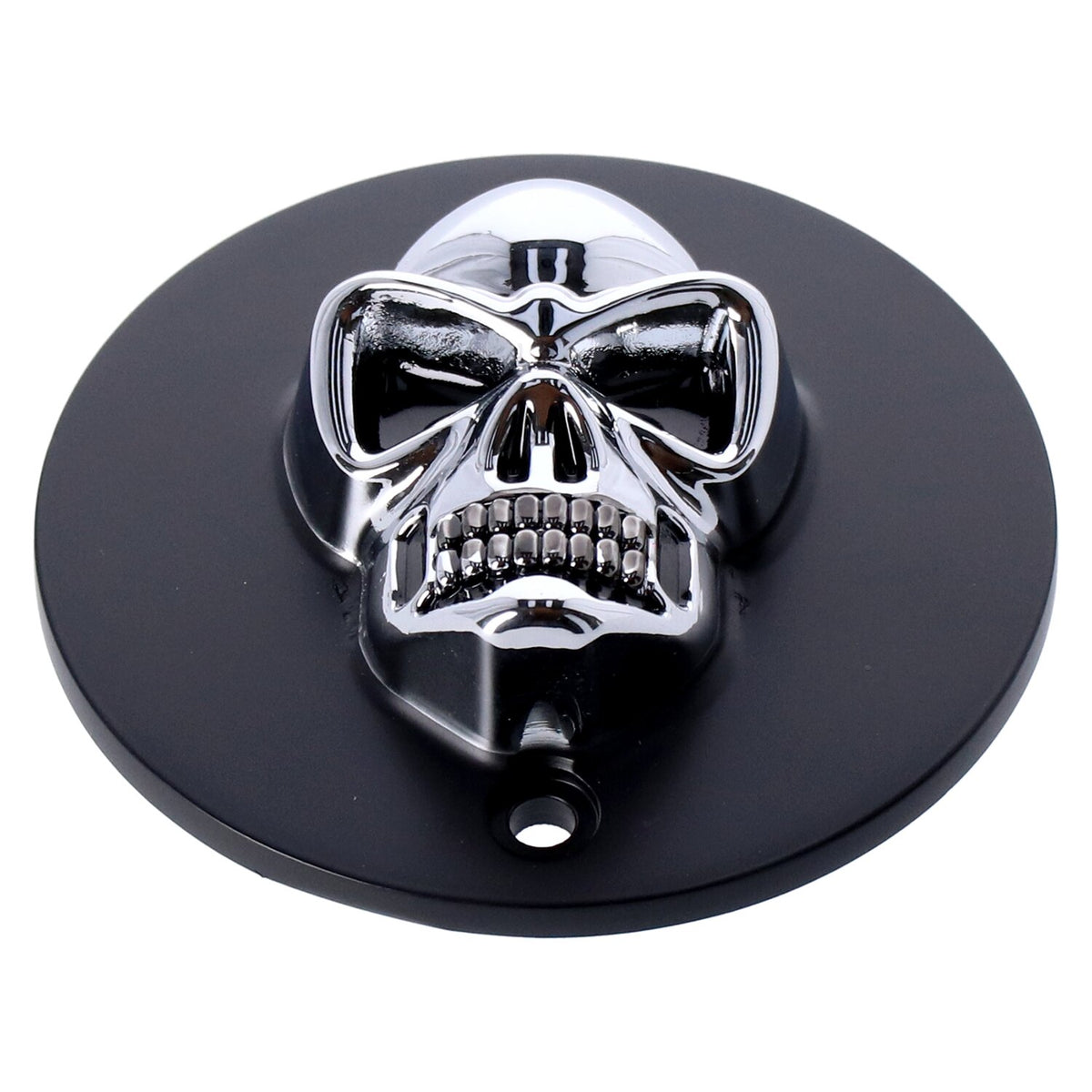 Skull point cover. Black/chrome