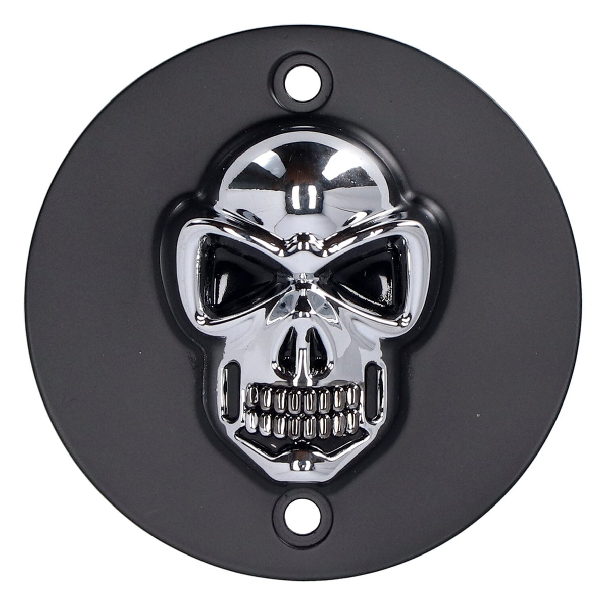 Skull point cover. Black/chrome