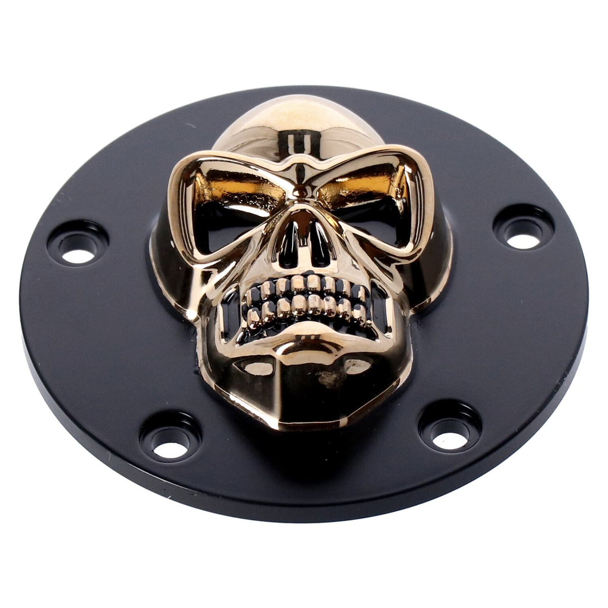 Skull point cover. Black/gold