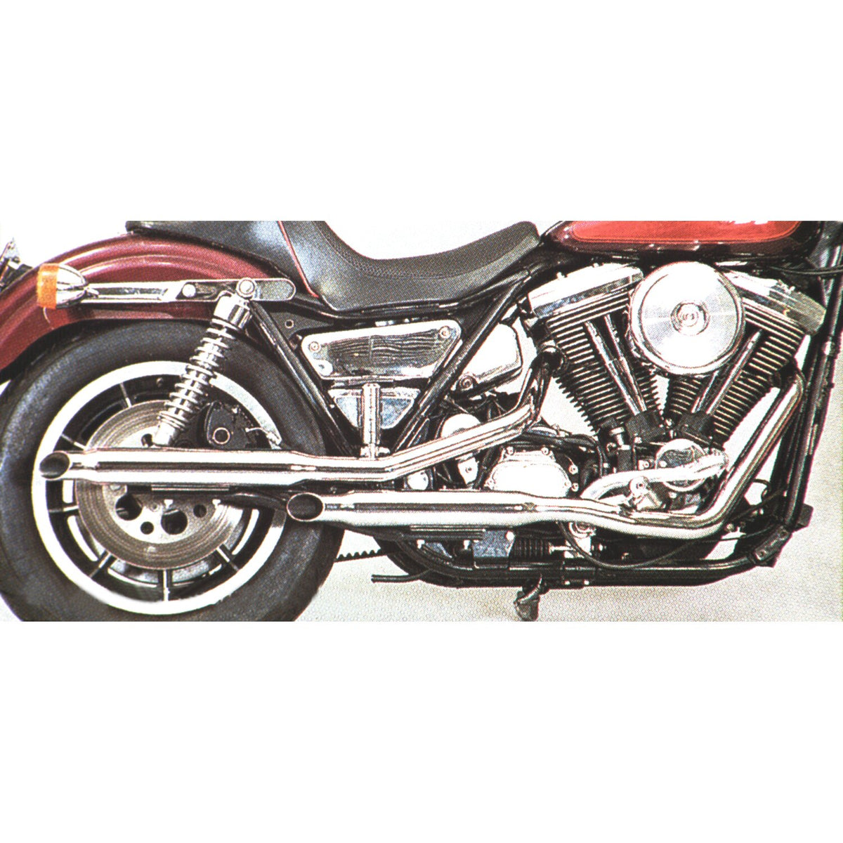 Paughco, Shorty exhaust (38"). Chrome