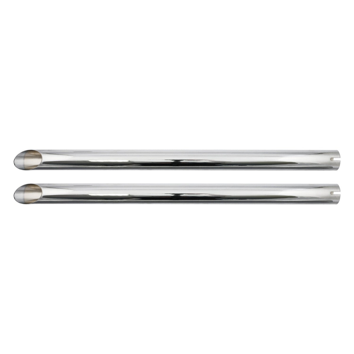 Universal head pipe extension set 32" long chrome