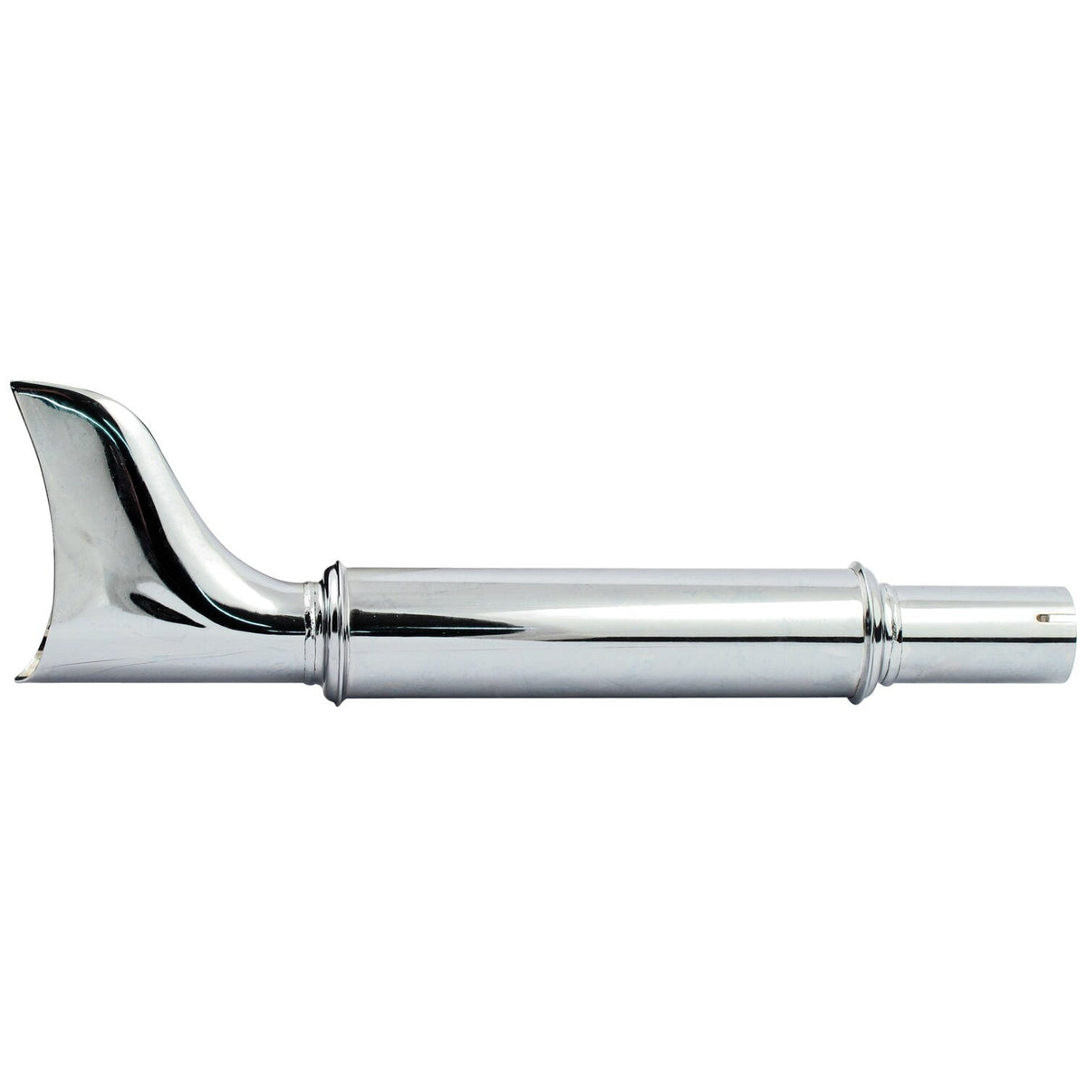 Fishtail classic universal muffler 20" long chrome