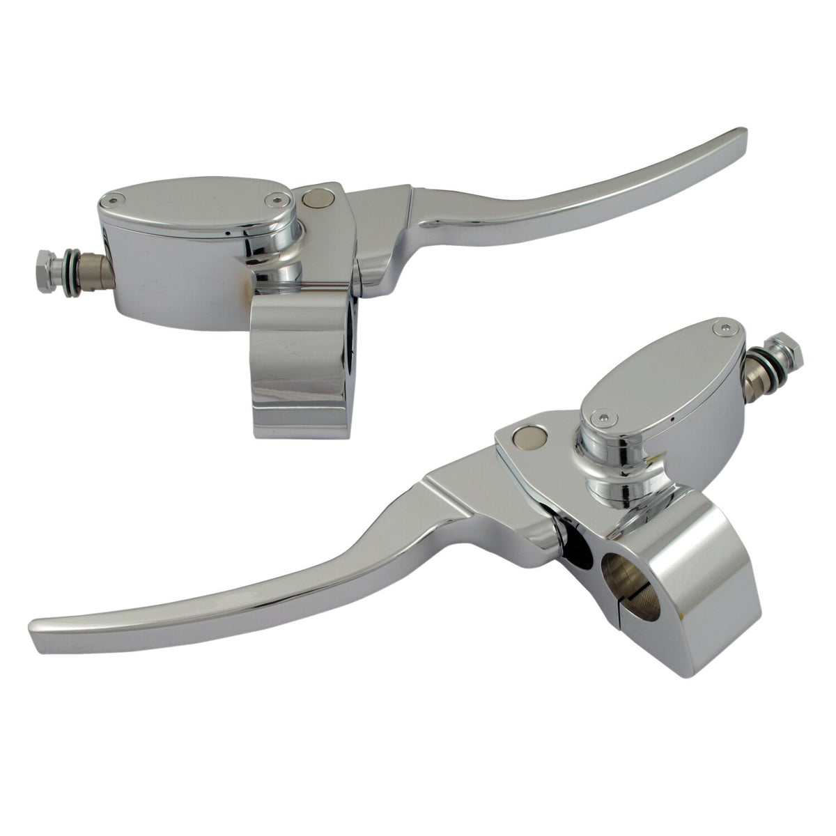 Custom handlebar control kit hydr. Clutch. Chrome