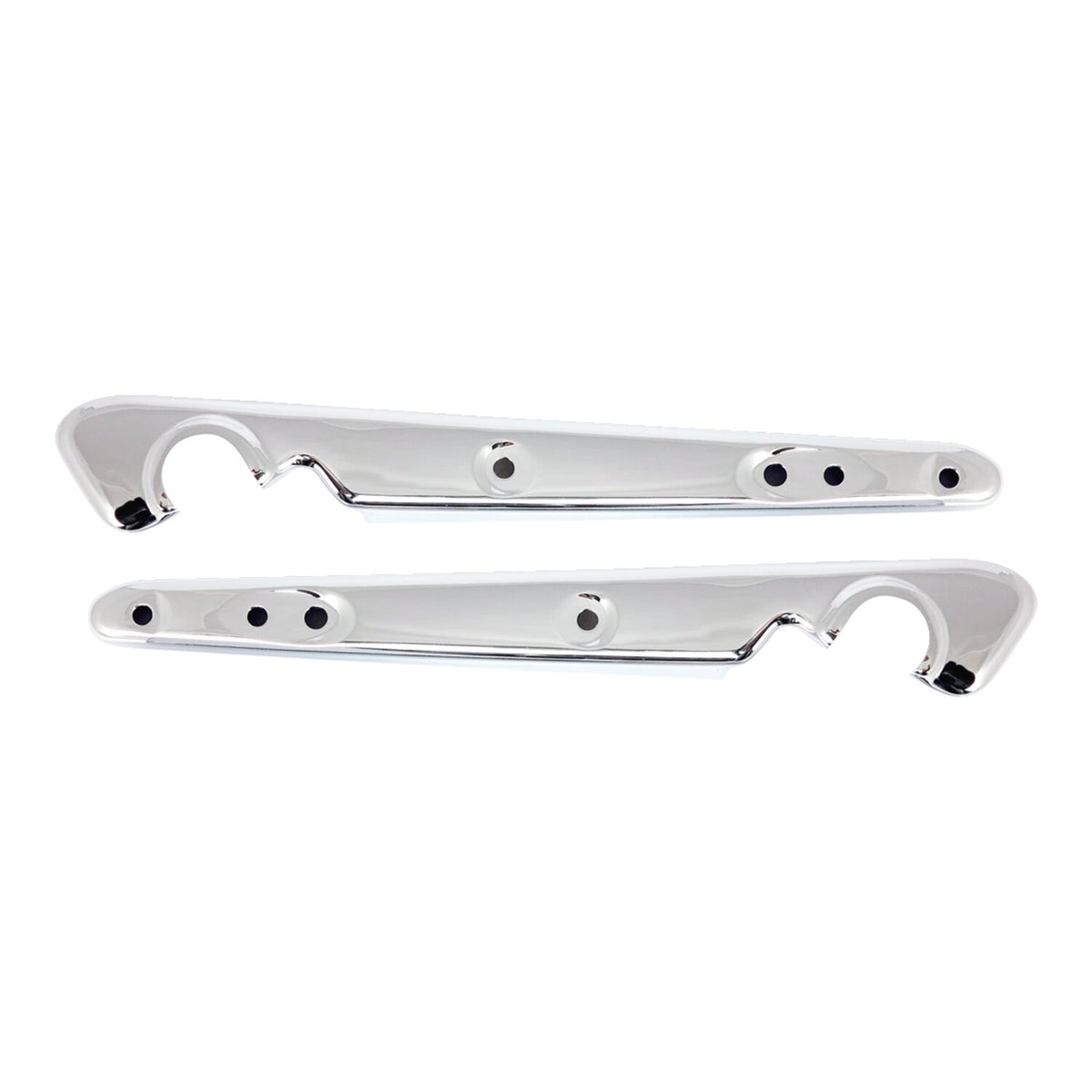 04-22 XL fender strut covers. Chrome