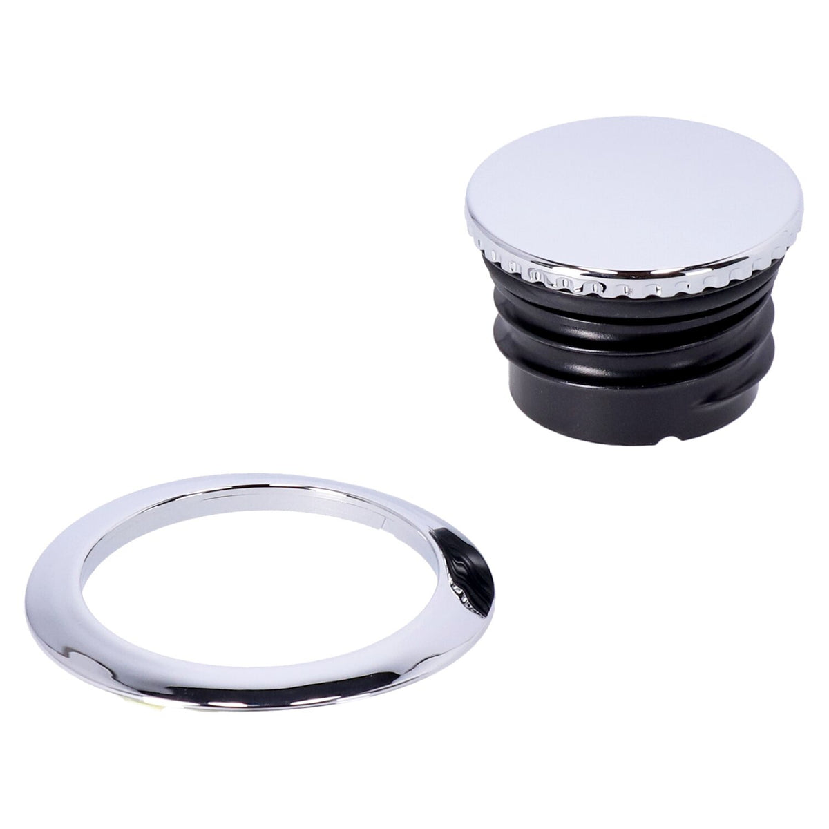 Pop-up gas cap set. Chrome