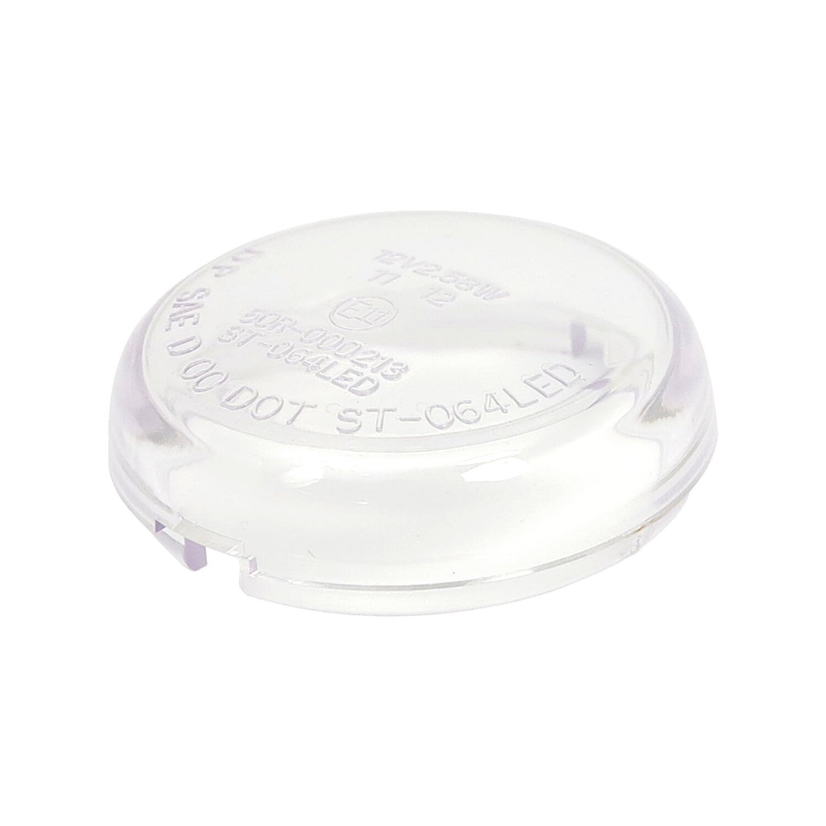 Turn signal lens bullet clear