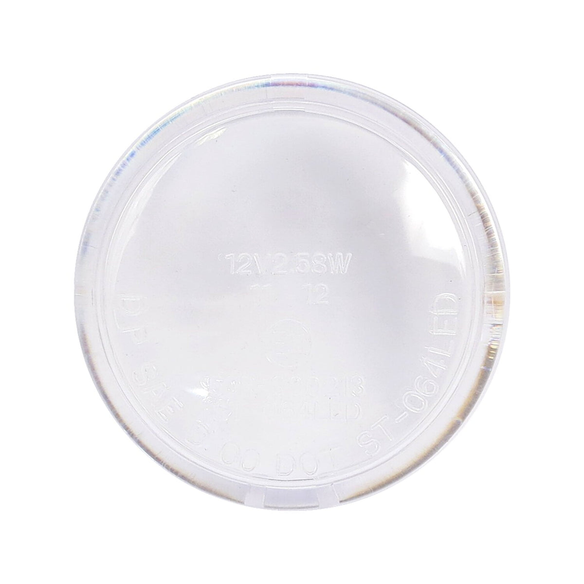 Turn signal lens bullet clear