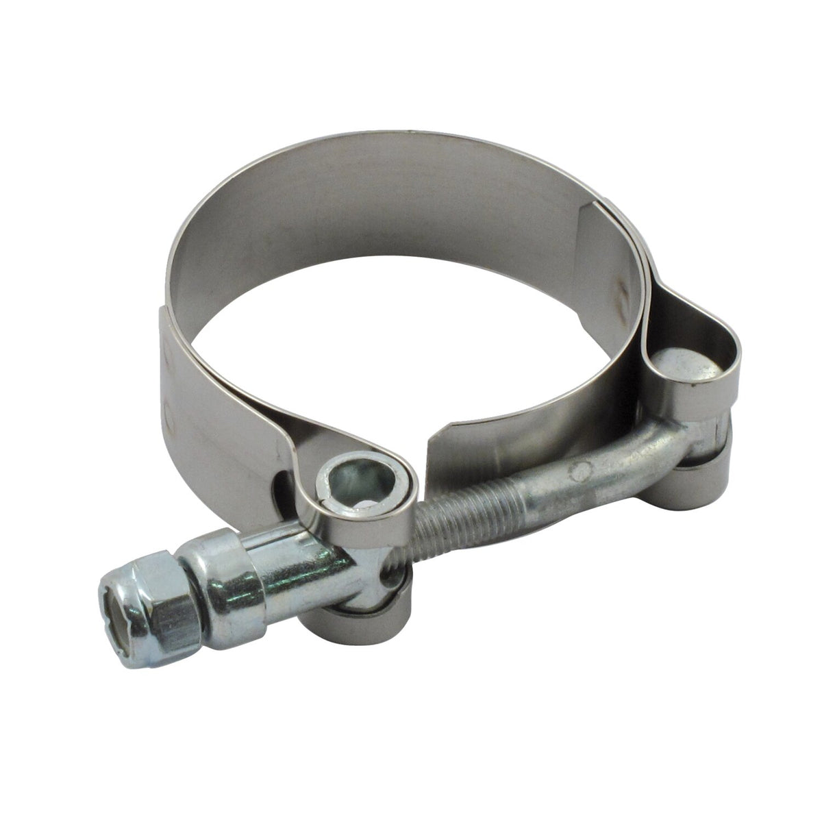 Paughco, XL Sportster custom header clamp. Stainless