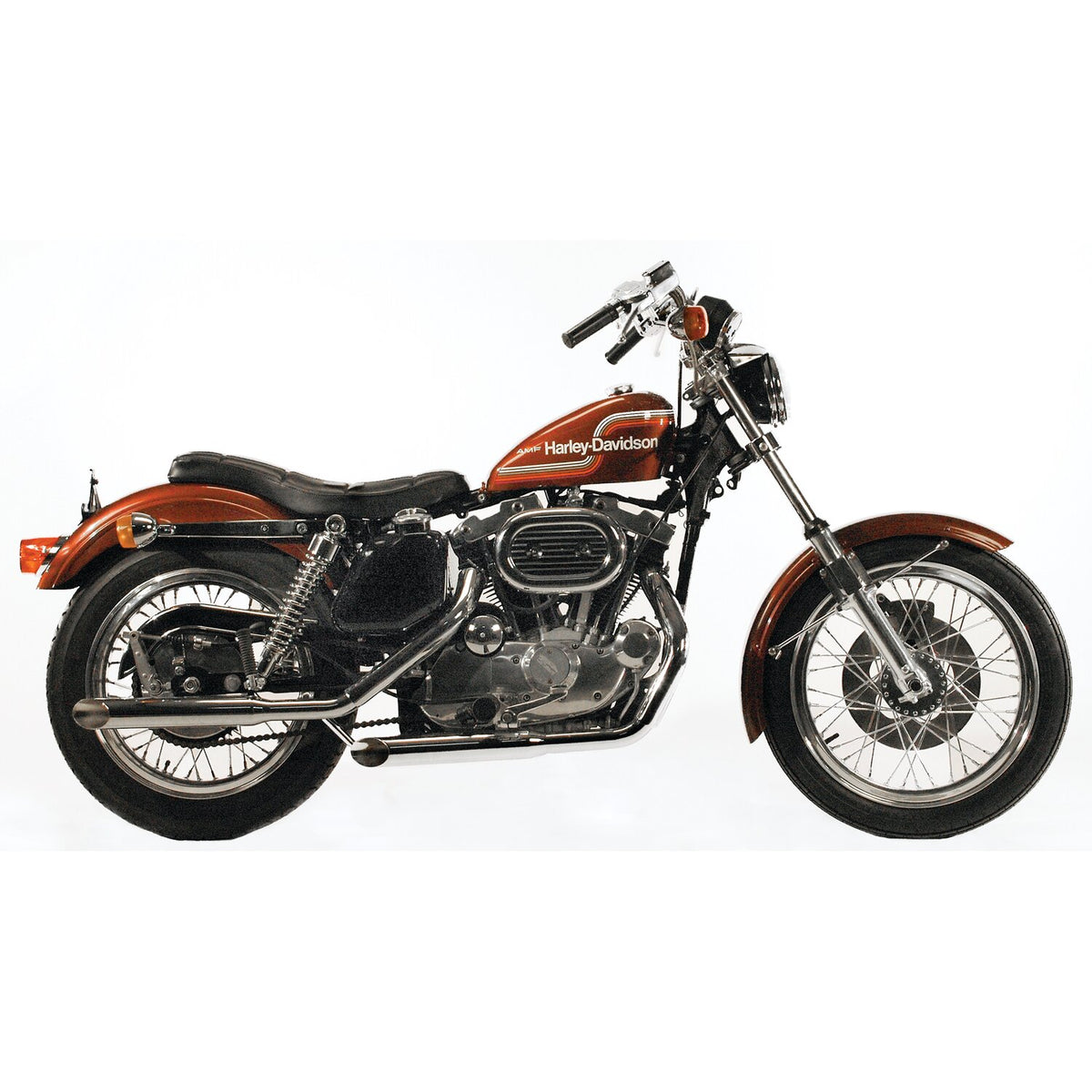 Paughco, Slash cut exhaust (38"). Chrome