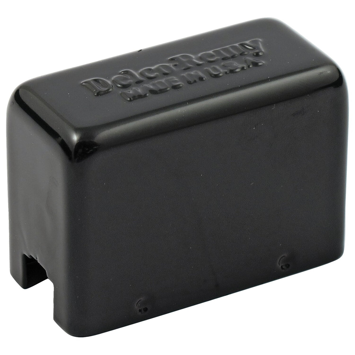 Delco-Remy regulator relay cover 2-post. Black