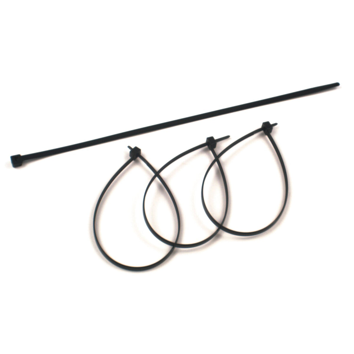 MCS, cable straps. 10.75" (27.5cm). Black