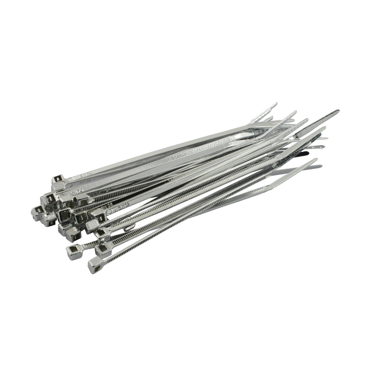 MCS, cable straps. 11" (28cm). Chrome