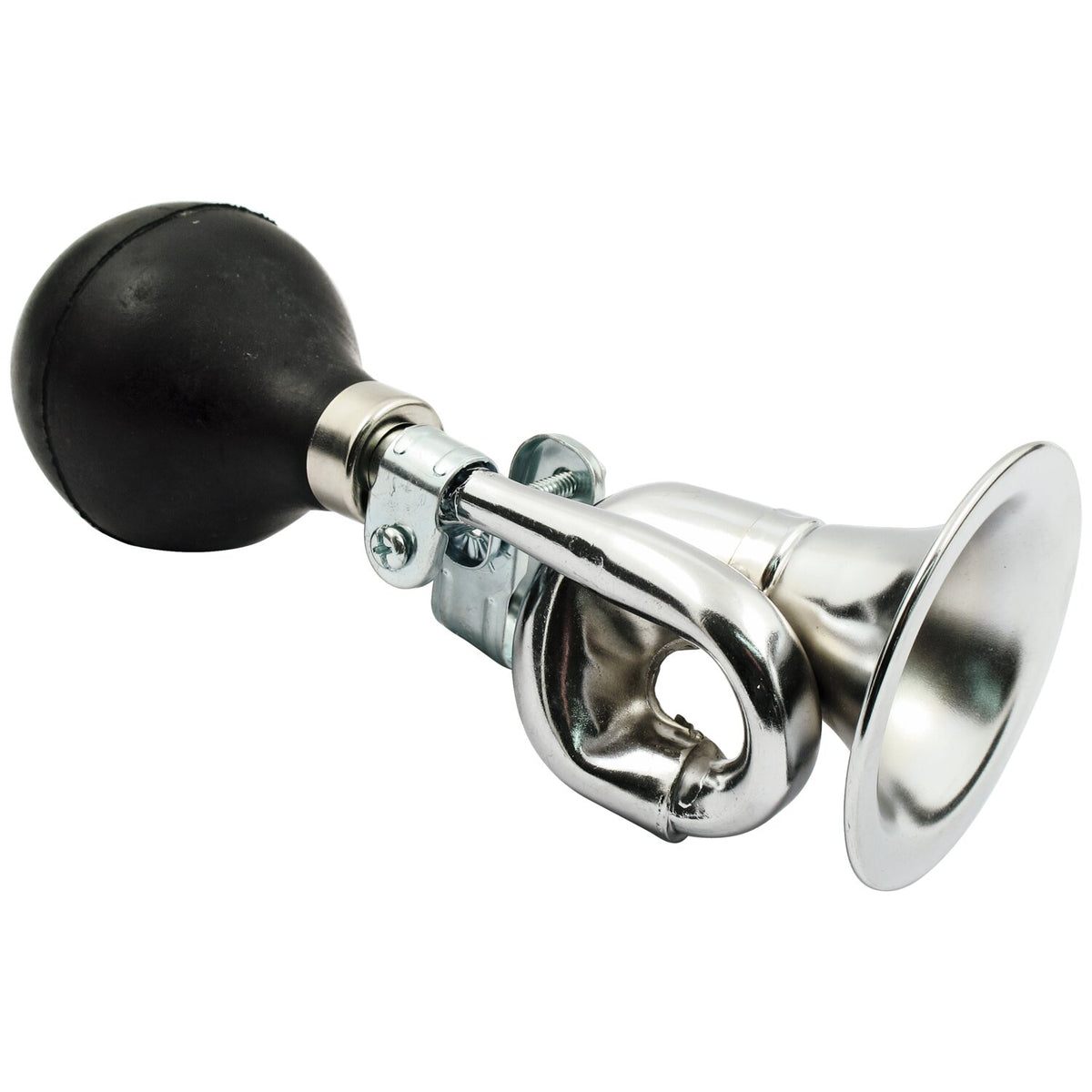 Classic squeeze horn. Chrome