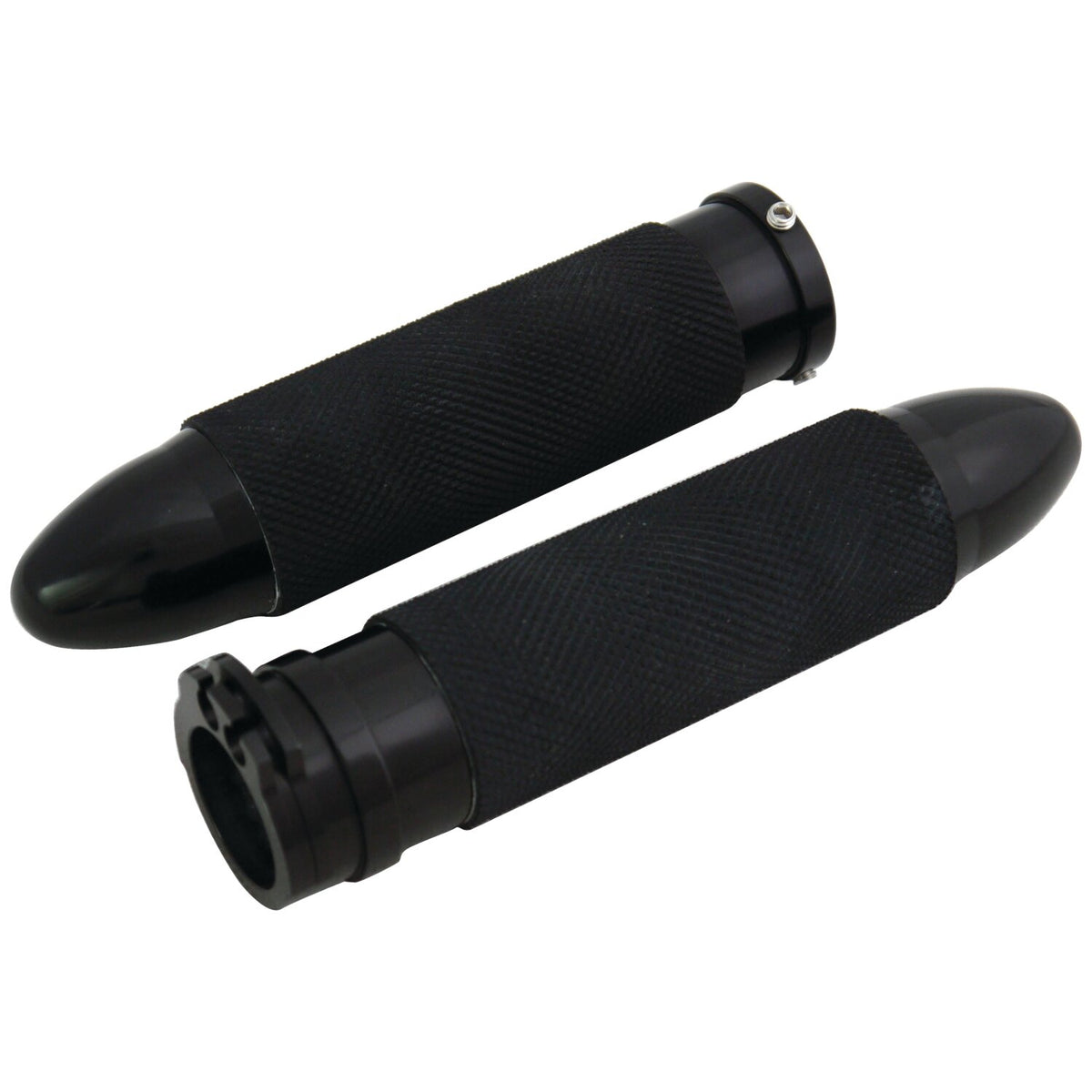 Handlebar grip set, Bullet. Black