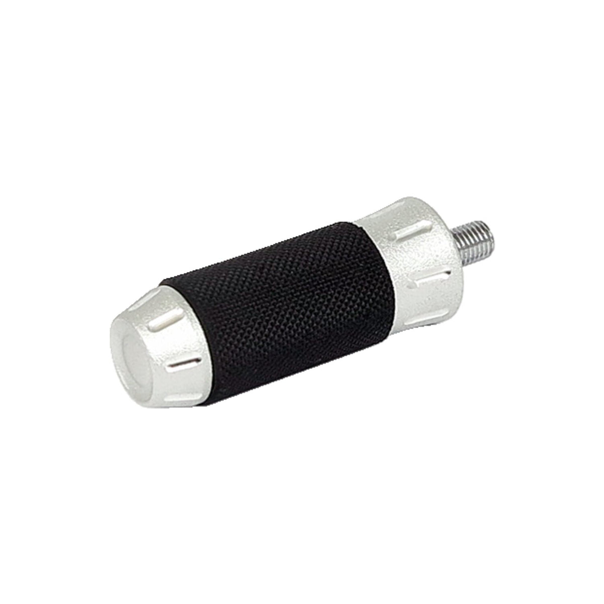 Cobra shift/brake peg. shot peened chrome