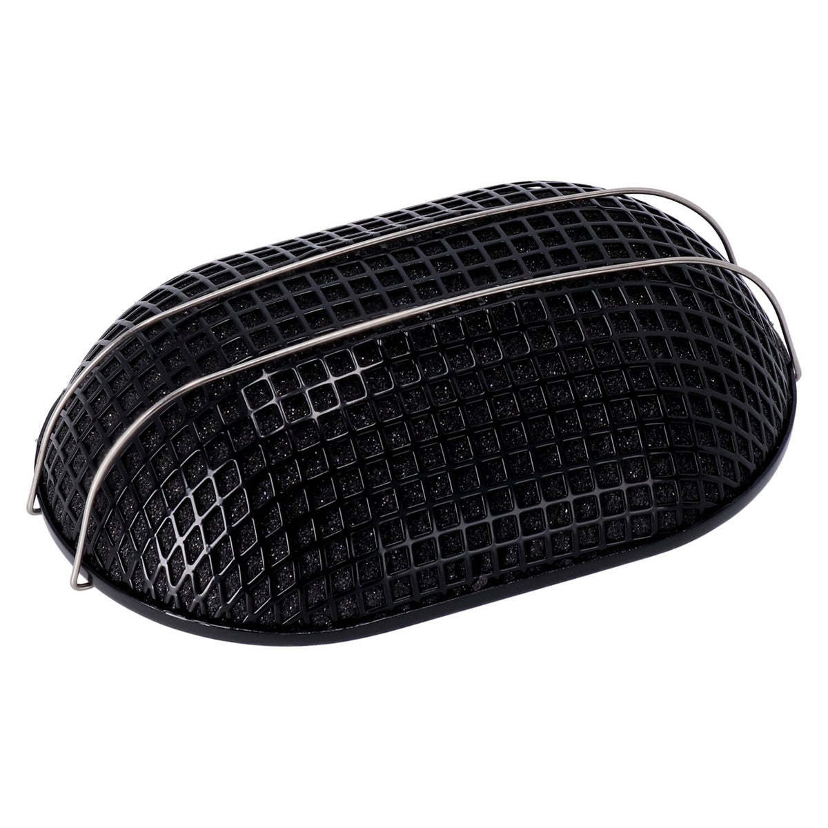 Breather style air cleaner assembly, oval. Black