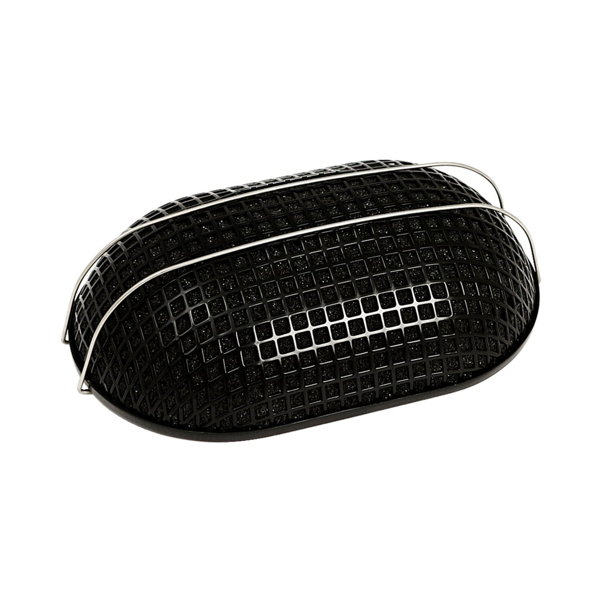 Breather style air cleaner assembly, oval. Black