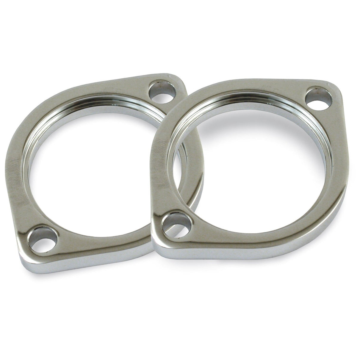Flange, exhaust pipe 84-03/17-up 'early style'. Chrome