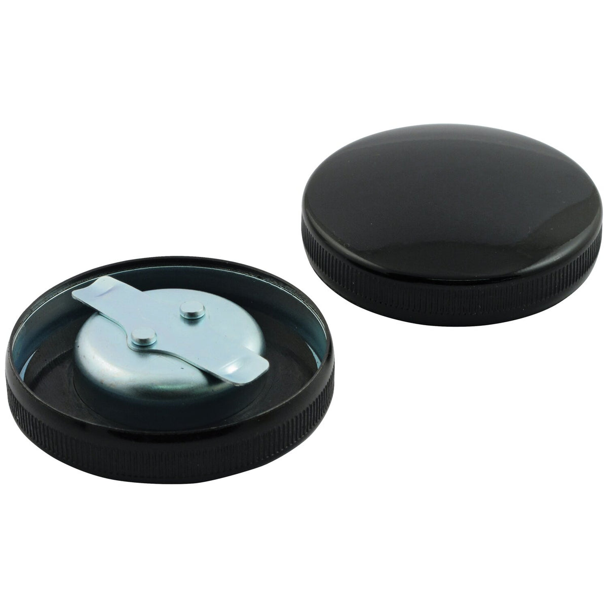 Early bayonet style gas cap set. Black