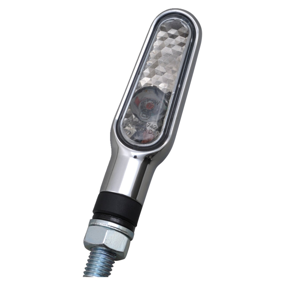 Daytona,D-Light mini LED turn signal set. Chrome, smoke lens