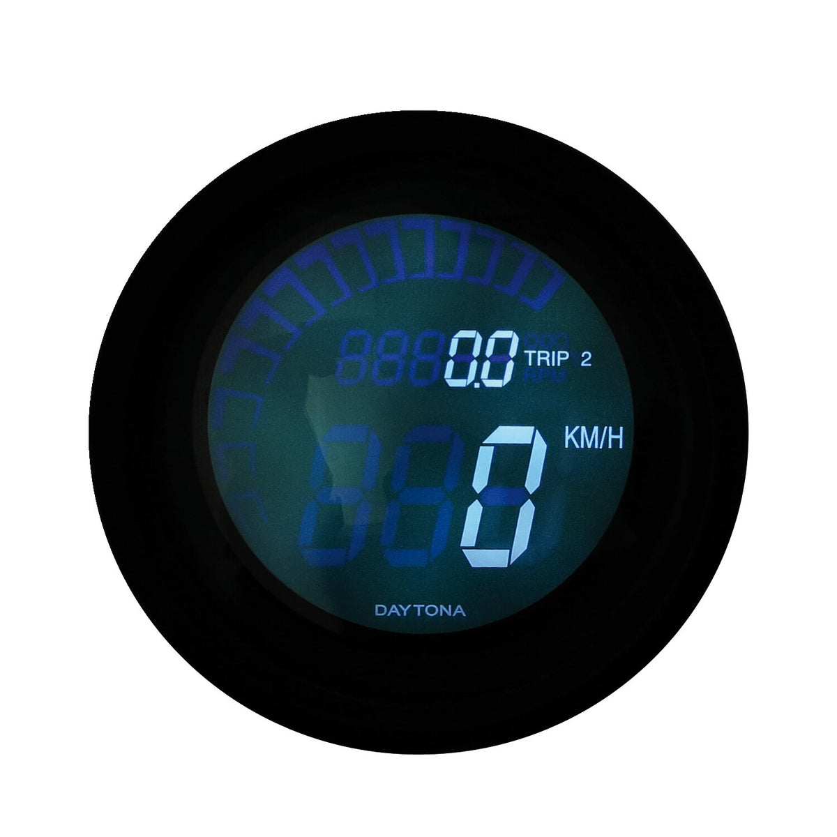 Daytona, Velona digital 60mm speedo/tacho (ECE), black