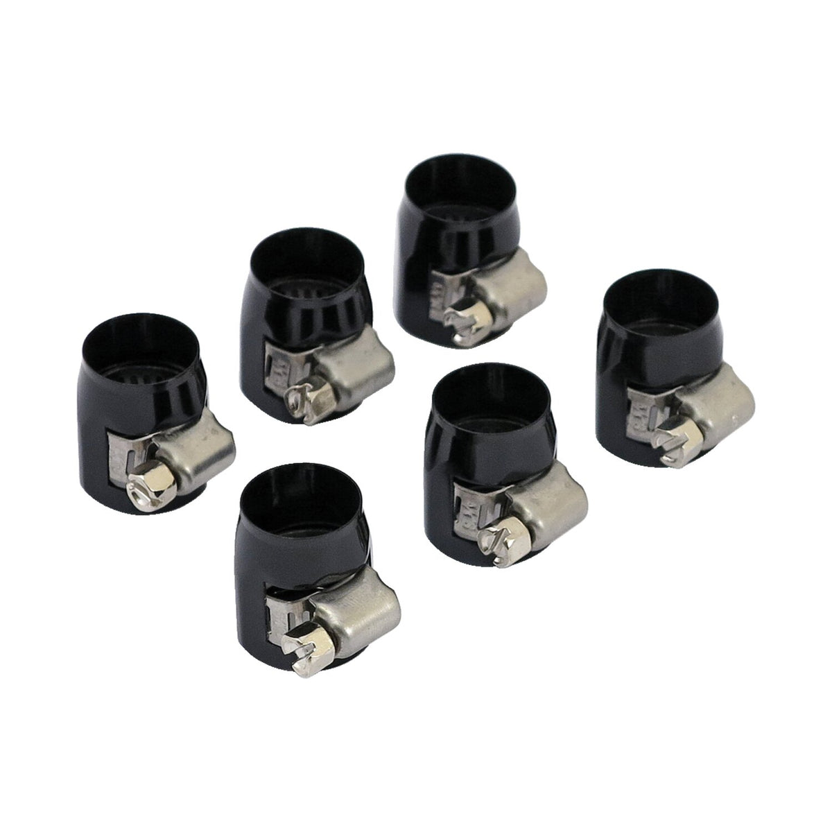 Econ-o-fit hose clamps. 5/16" to 3/8". Black