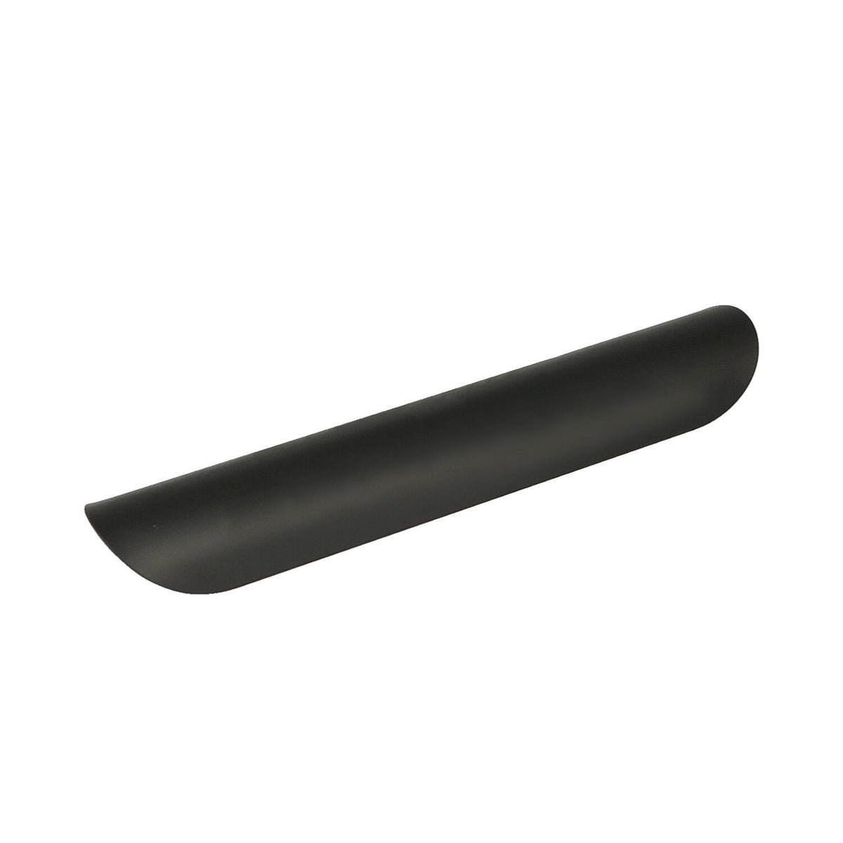 Universal smooth heat shield 10" long black