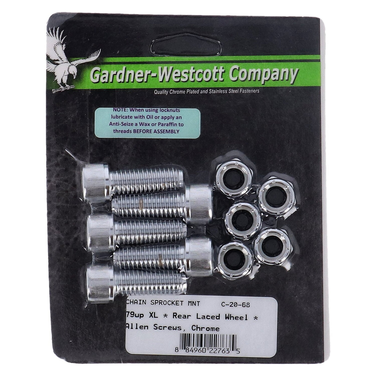 Rear sprocket Mount kit, allen chr
