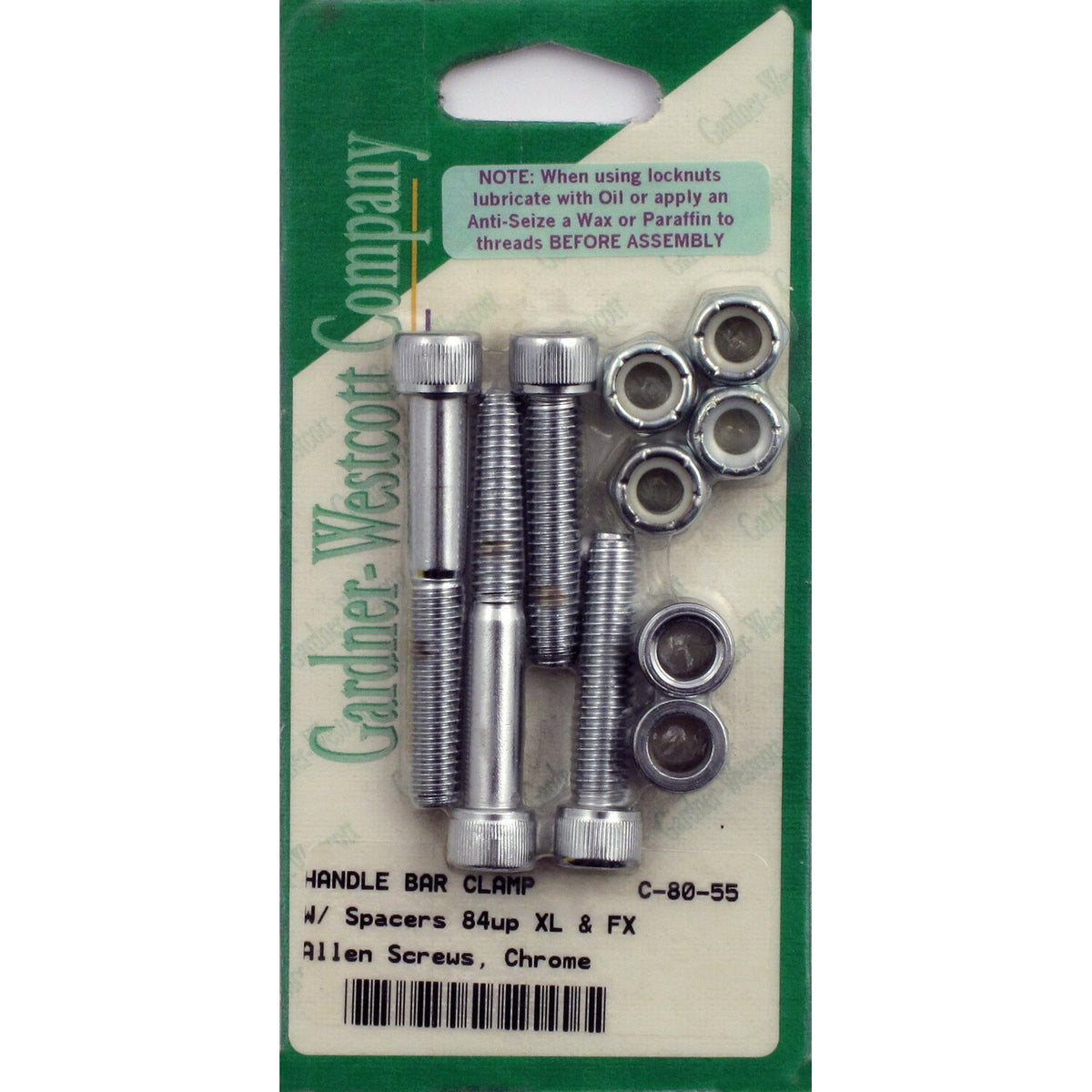 Handlebar top clamp mount kit, allen