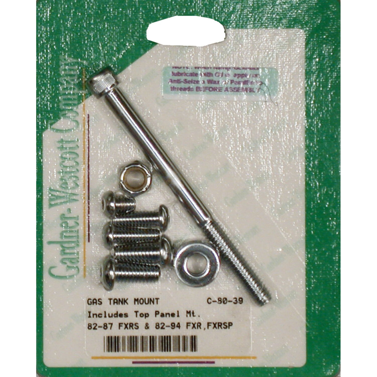 Gardner-Westcott, gas tank & tank panel mount kit. Allen