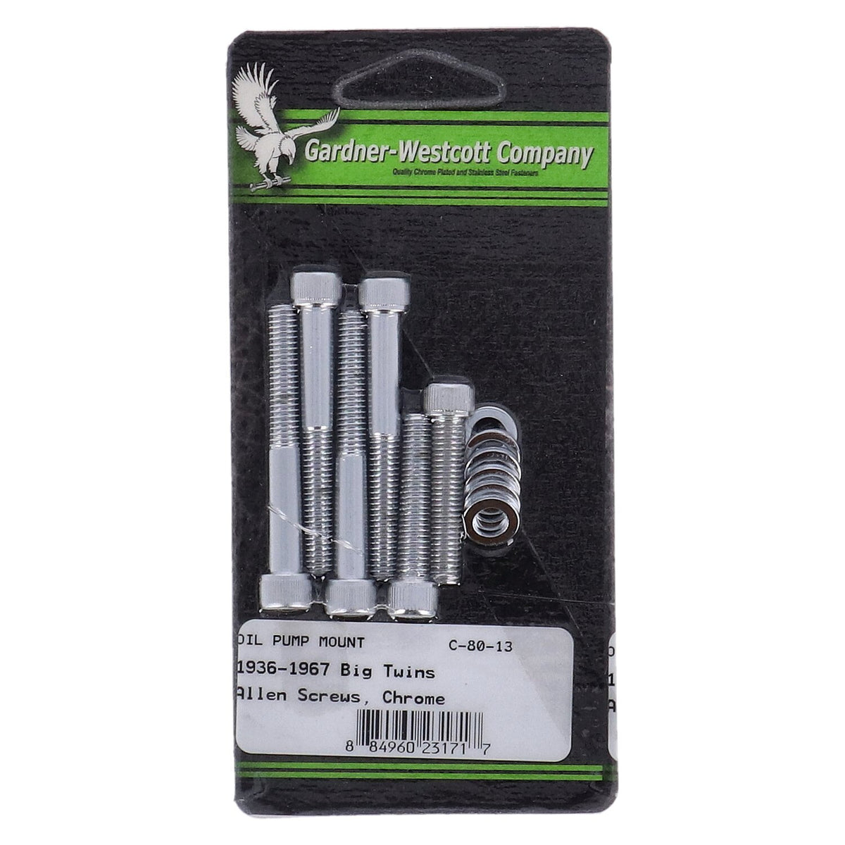 Oil pump mount kit, allen chrome