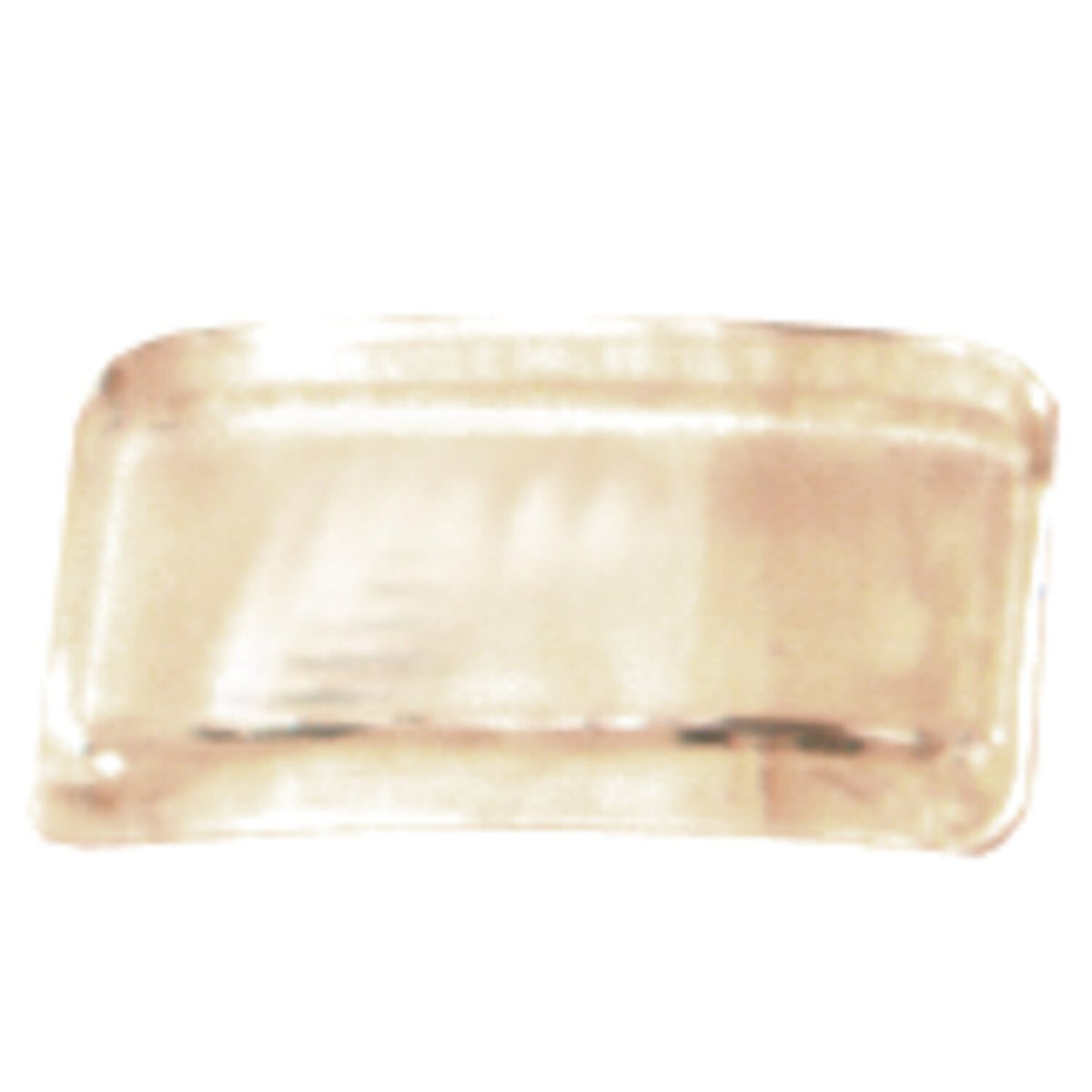 Replacement license plate lens for 55-72 taillight. Clear