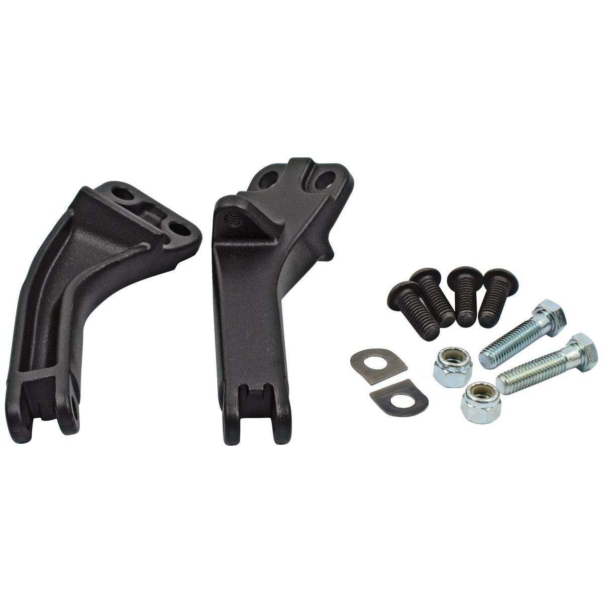 Dyna passenger foot peg mount bracket kit. Black