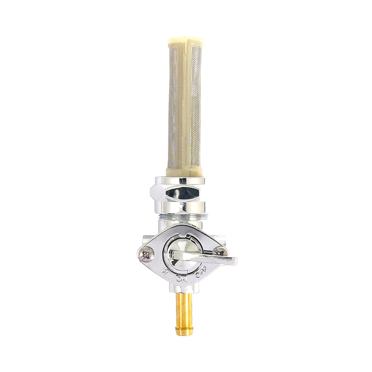 Petcock, late OEM style, down outlet