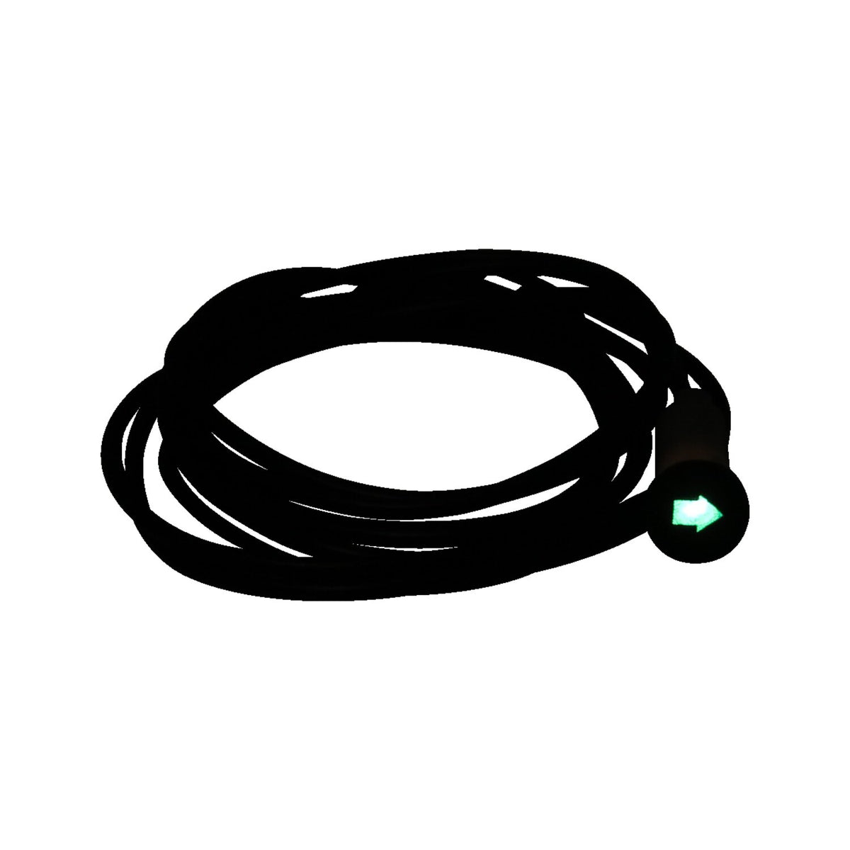 3/8 indicator light. Green, with 'turn signal arrow' symbol