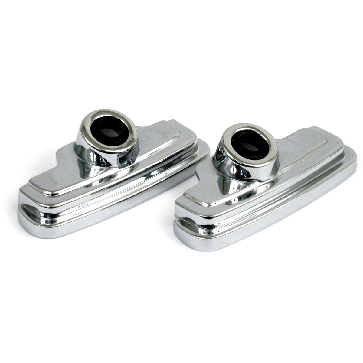 Evo spark plug & head bolt cover kit. Chrome