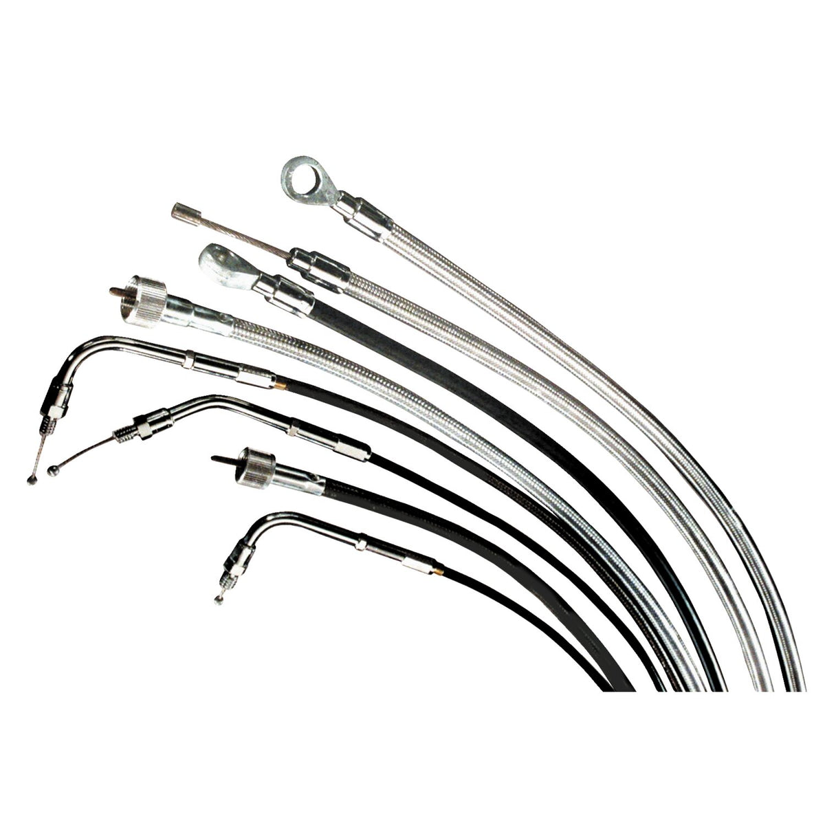 Barnett, tachometer cable. 32.5". Braided CC